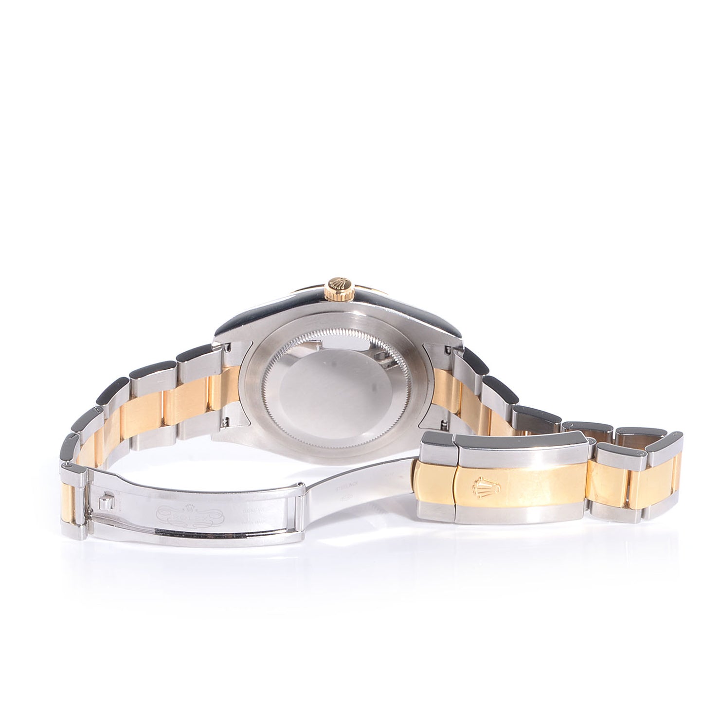 Stainless Steel 18K Yellow Gold 41mm Oyster Perpetual Datejust II Watch Slate 116333