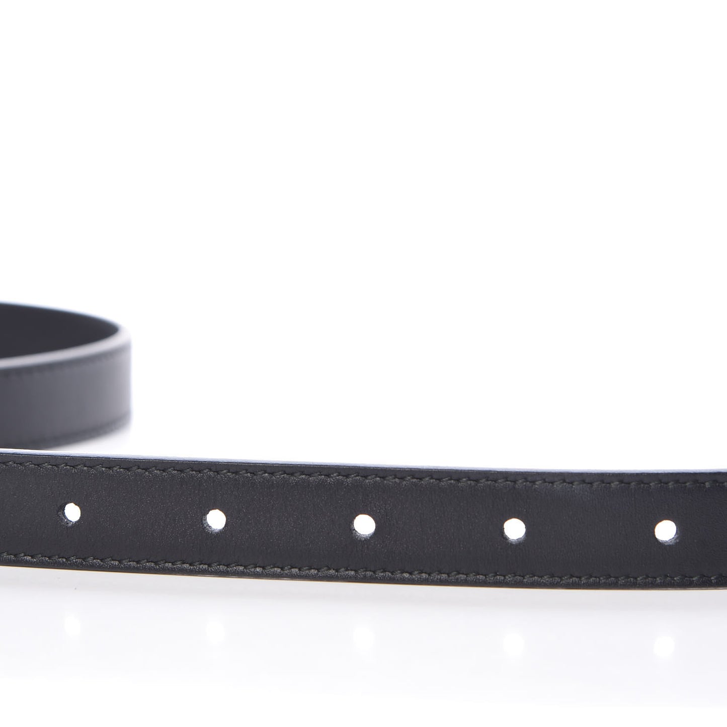 Calfskin Double G 20mm Belt 80 32 Black