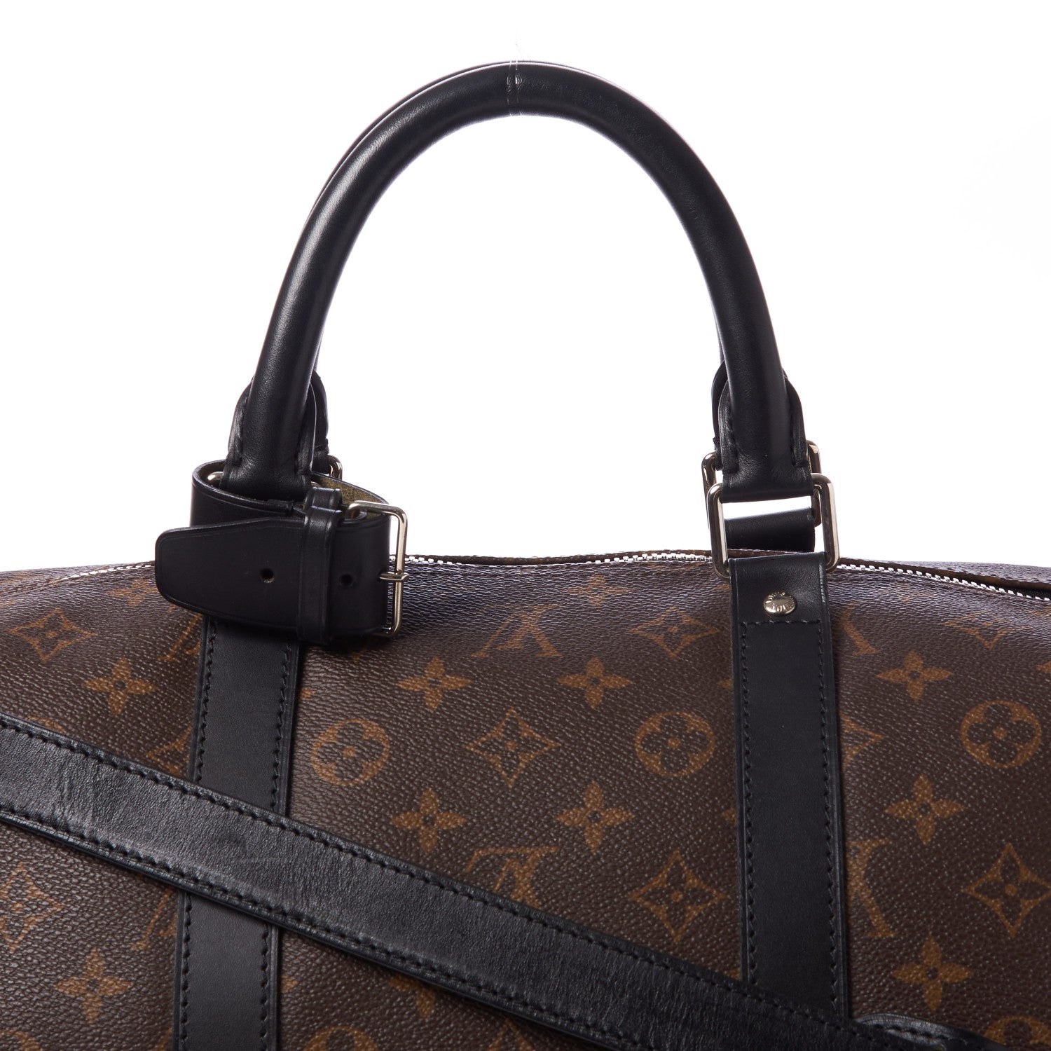 Louis Vuitton Monogram Macassar Keepall Bandouliere 55 7 of 11