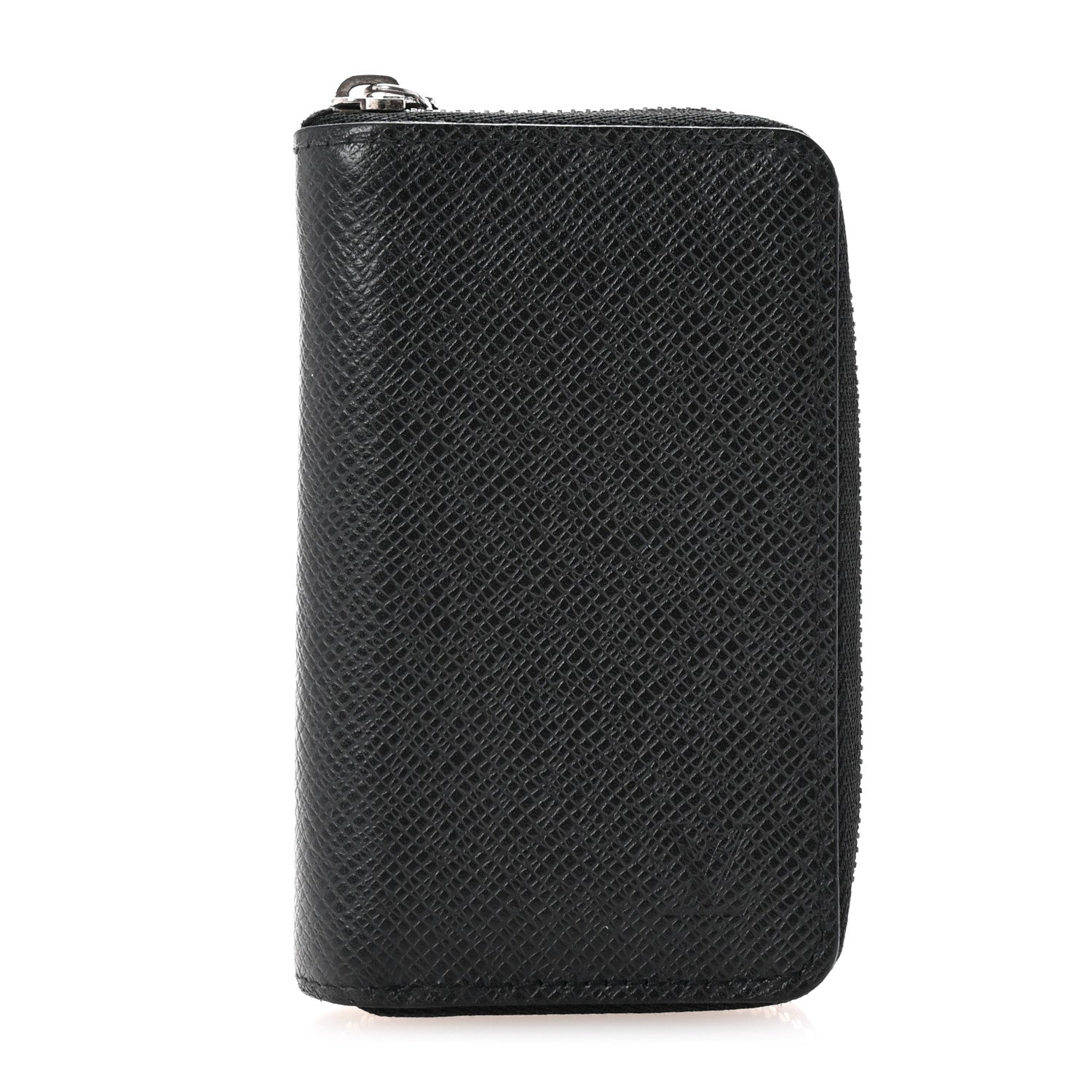Louis Vuitton Taiga Zippy Coin Purse Vertical Black 1 of 6