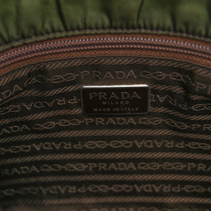 Prada Nylon Vela Small Hunting Bag Green 7 of 14