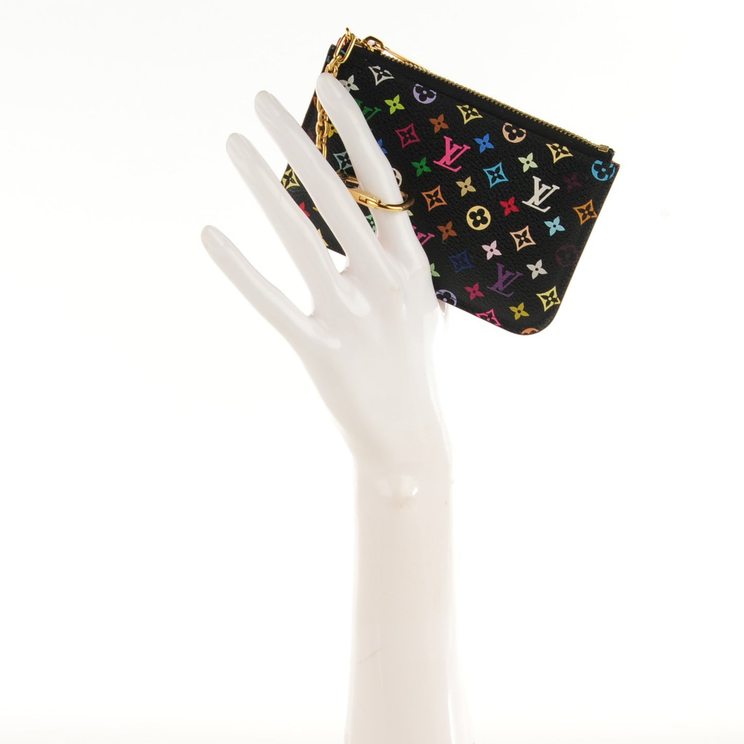 Monogram Multicolor Key Pouch Black Grenade