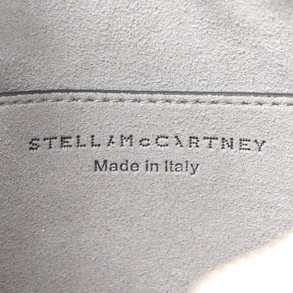 Stella McCartney Holographic Faux Leather Mini Zip Spike Falabella Silver 6 of 9