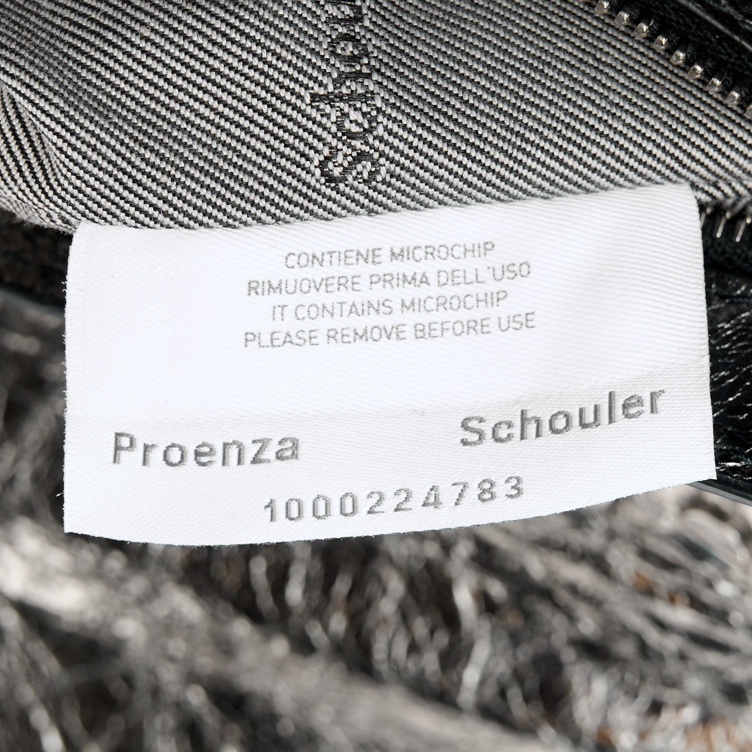 Proenza Schouler Metallic Lambskin Tiny PS1 Satchel Silver 8 of 11