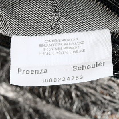 Proenza Schouler Metallic Lambskin Tiny PS1 Satchel Silver 8 of 11