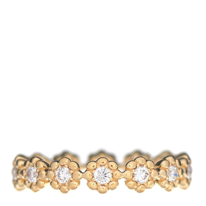 Cartier 18K Yellow Gold Diamond Cactus de Cartier Wedding Band Ring 48 4.5 3 of 5