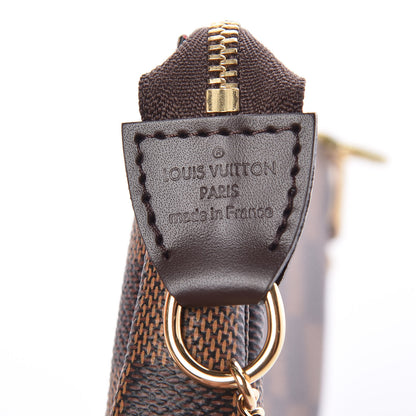 Louis Vuitton Damier Ebene Mini Pochette Accessories 6 of 10