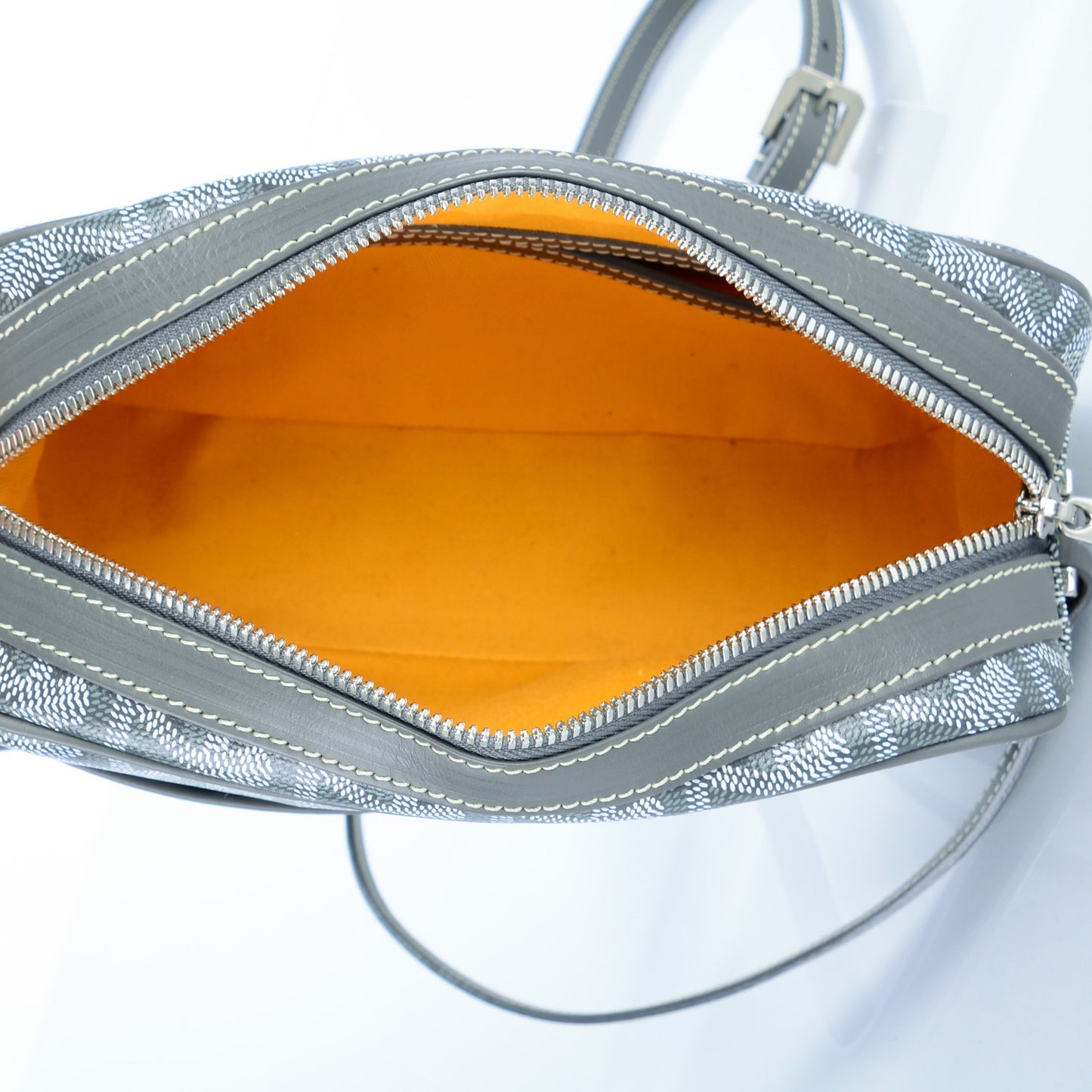 Goyardine Amacapvert Crossbody Bag Grey
