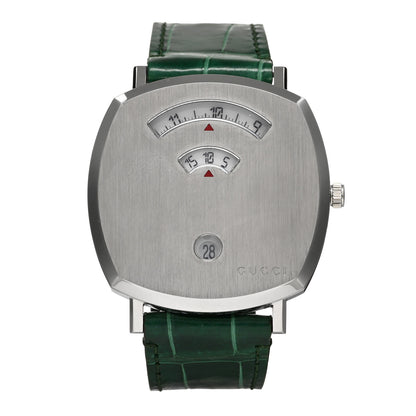 Gucci Stainless Steel Alligator 38mm Grip Quartz Watch Green 1 of 4
