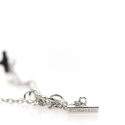 Tiffany 18K White Gold T Smile Bracelet 5 of 5