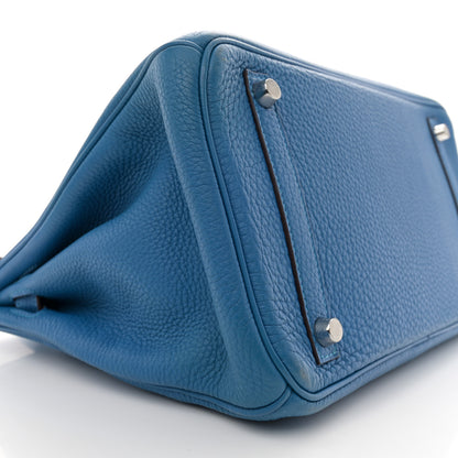 Hermes Taurillon Clemence Birkin 30 Mykonos 9 of 11