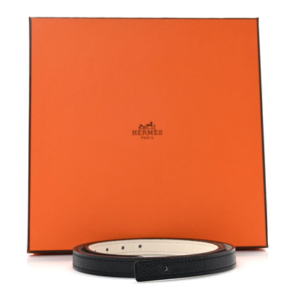 Hermes Swift Epsom 13mm H Belt Strap 90 Nata Black 4 of 4