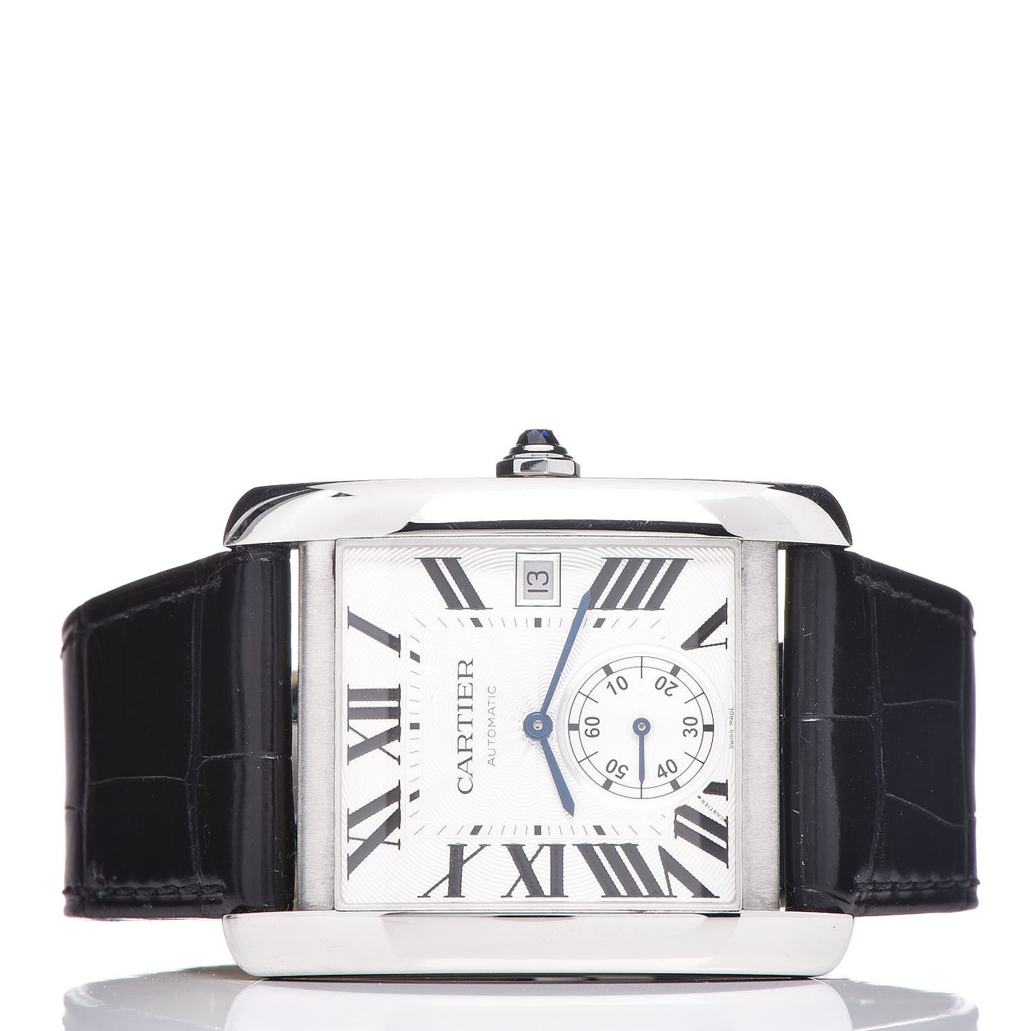 Stainless Steel Alligator 34mm Tank MC Automatic Watch