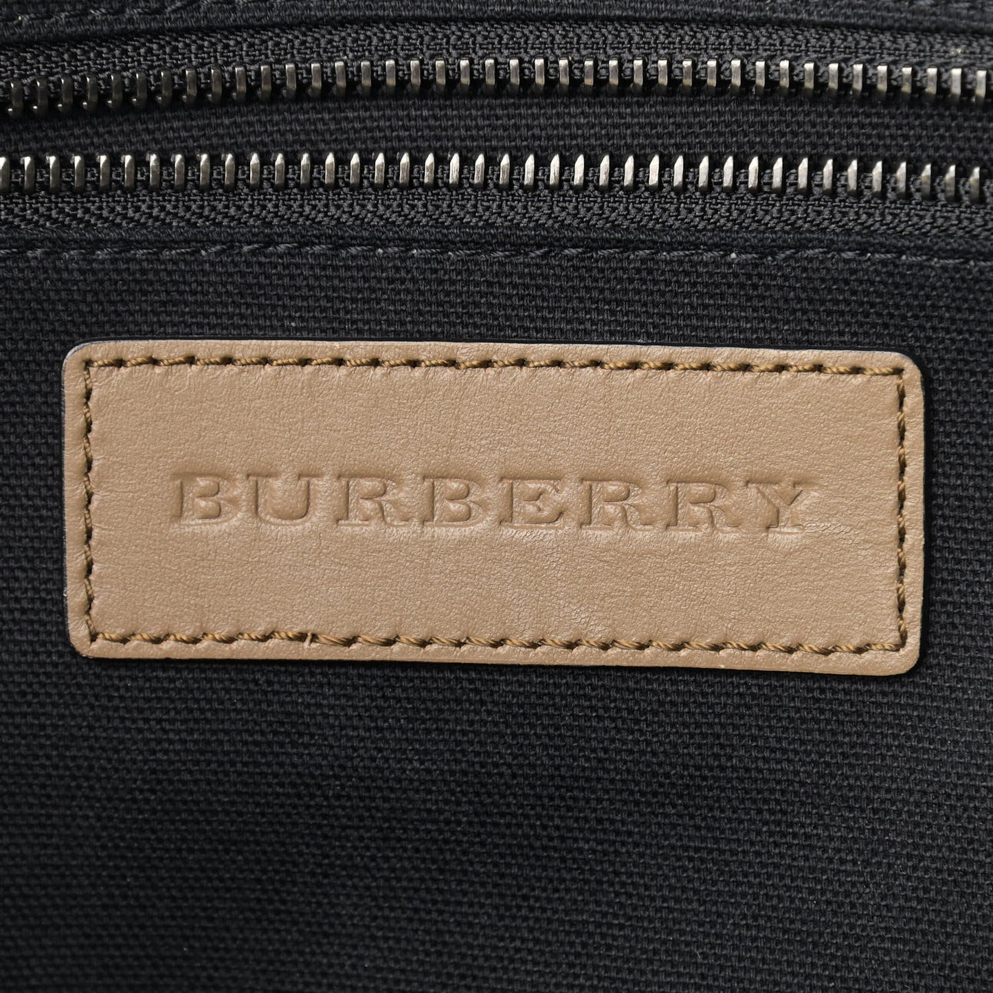 London Smoked Check Large Briefcase Brown