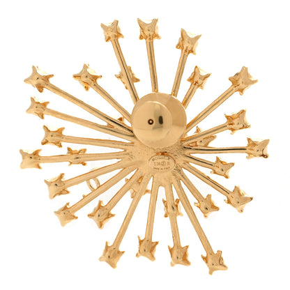 Chanel Metal Strass Starburst CC Brooch Gold 3 of 3