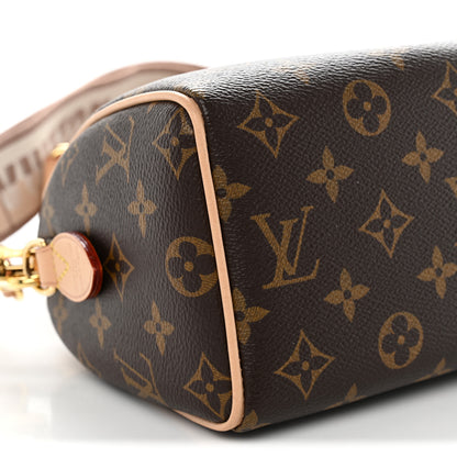 Louis Vuitton Monogram Speedy Bandouliere 20 Beige 8 of 10