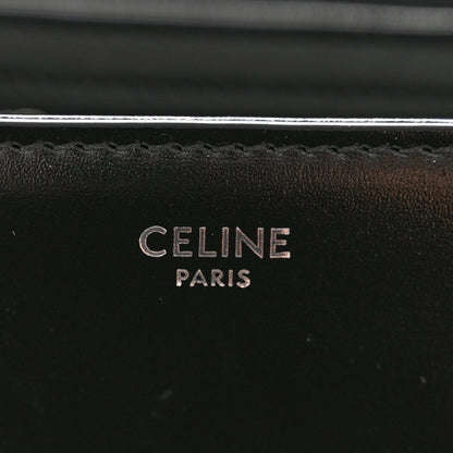 Celine Shiny Calfskin Teen Triomphe Black 6 of 10