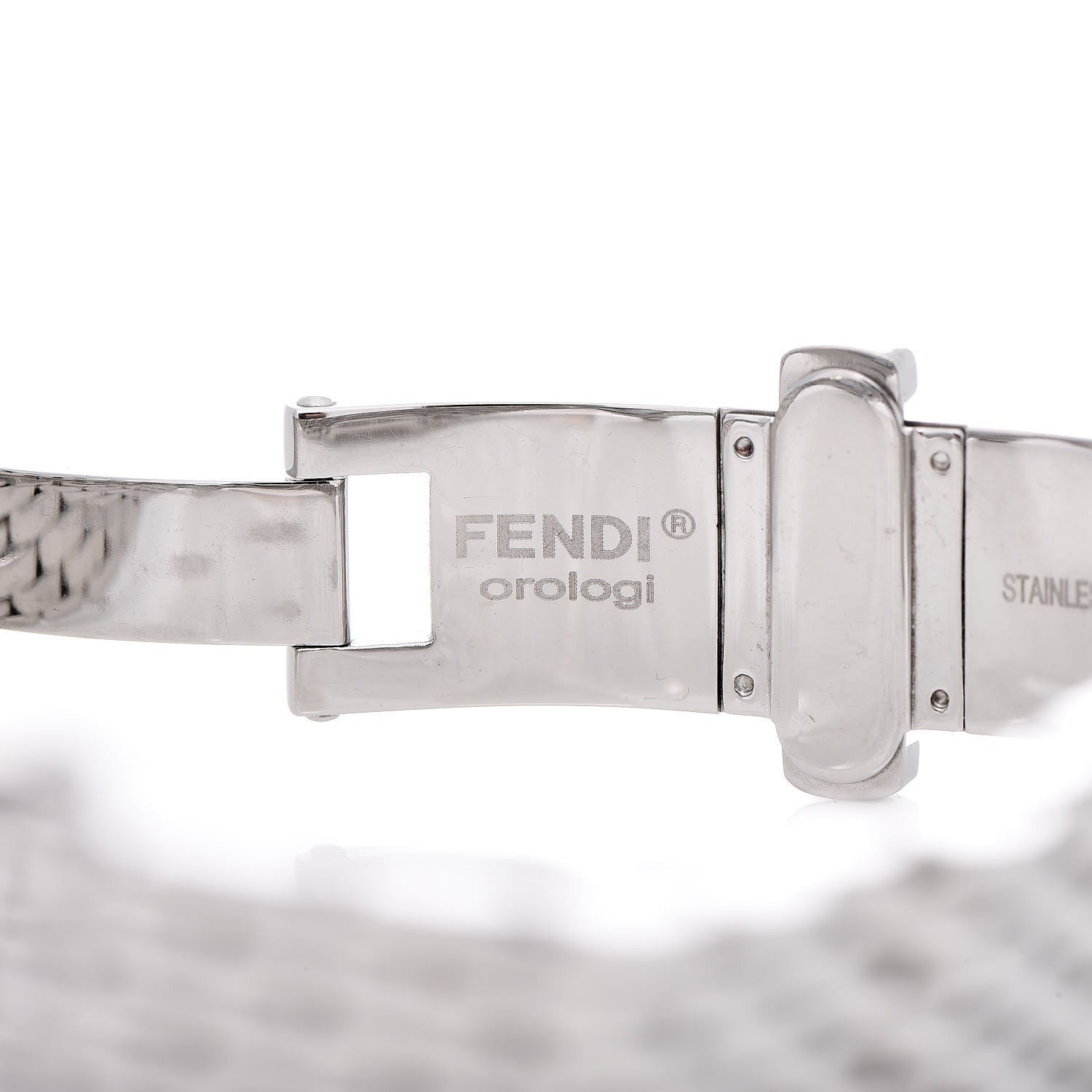 Fendi Stainless Steel Diamond Pave Topaz 33mm Crazy Carats Quartz Watch Black 8 of 10