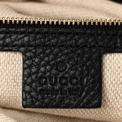 Gucci Pebbled Calfskin Medium Soho Bowler Black 6 of 10