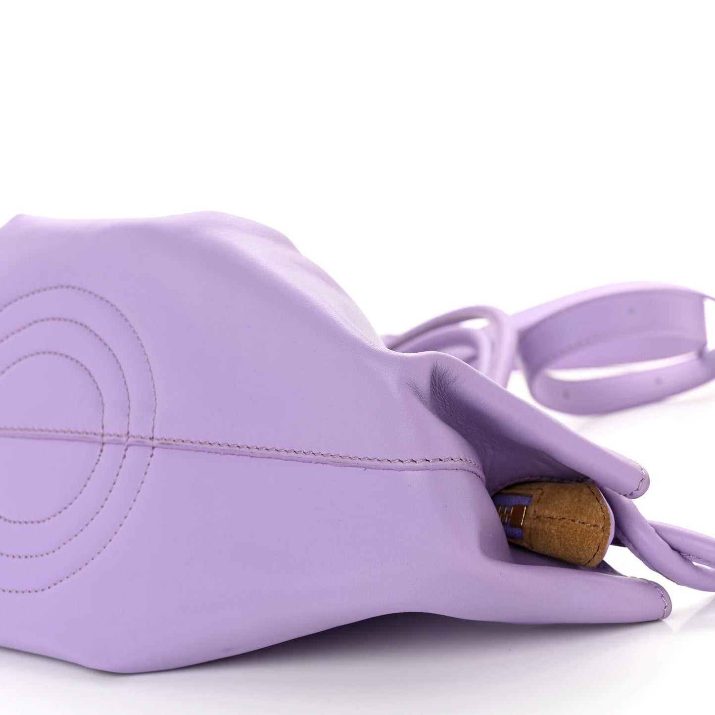 Shiny Nappa Calfskin Paseo Bag Light Mauve