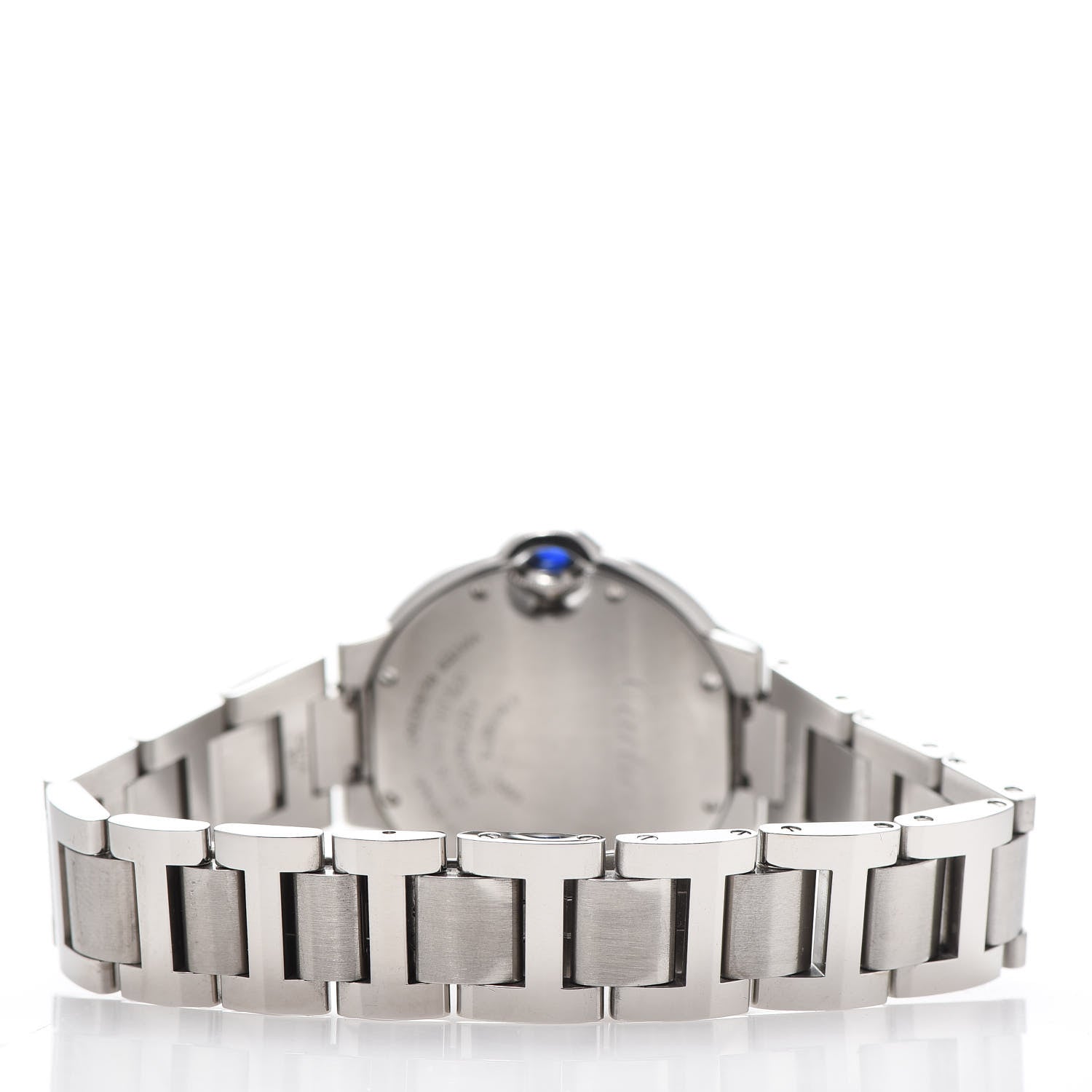 Cartier Stainless Steel Diamond 33mm Ballon Bleu De Automatic Watch 4 of 9
