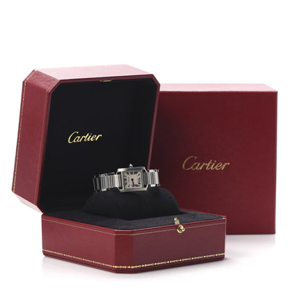 Cartier Stainless Steel 20mm Tank Francaise Quartz Watch 7 of 7