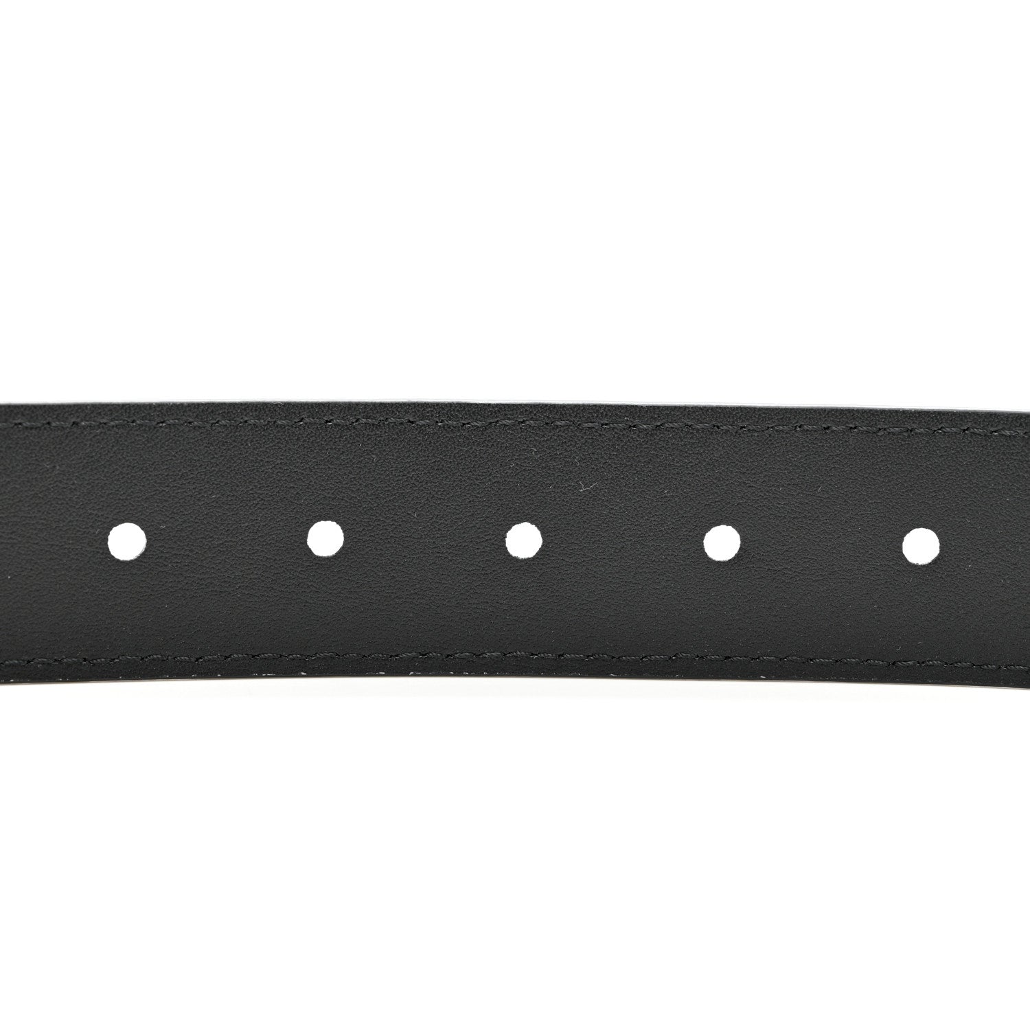 Louis Vuitton Calfskin 35mm Pont Neuf Belt 85 34 Black 4 of 6