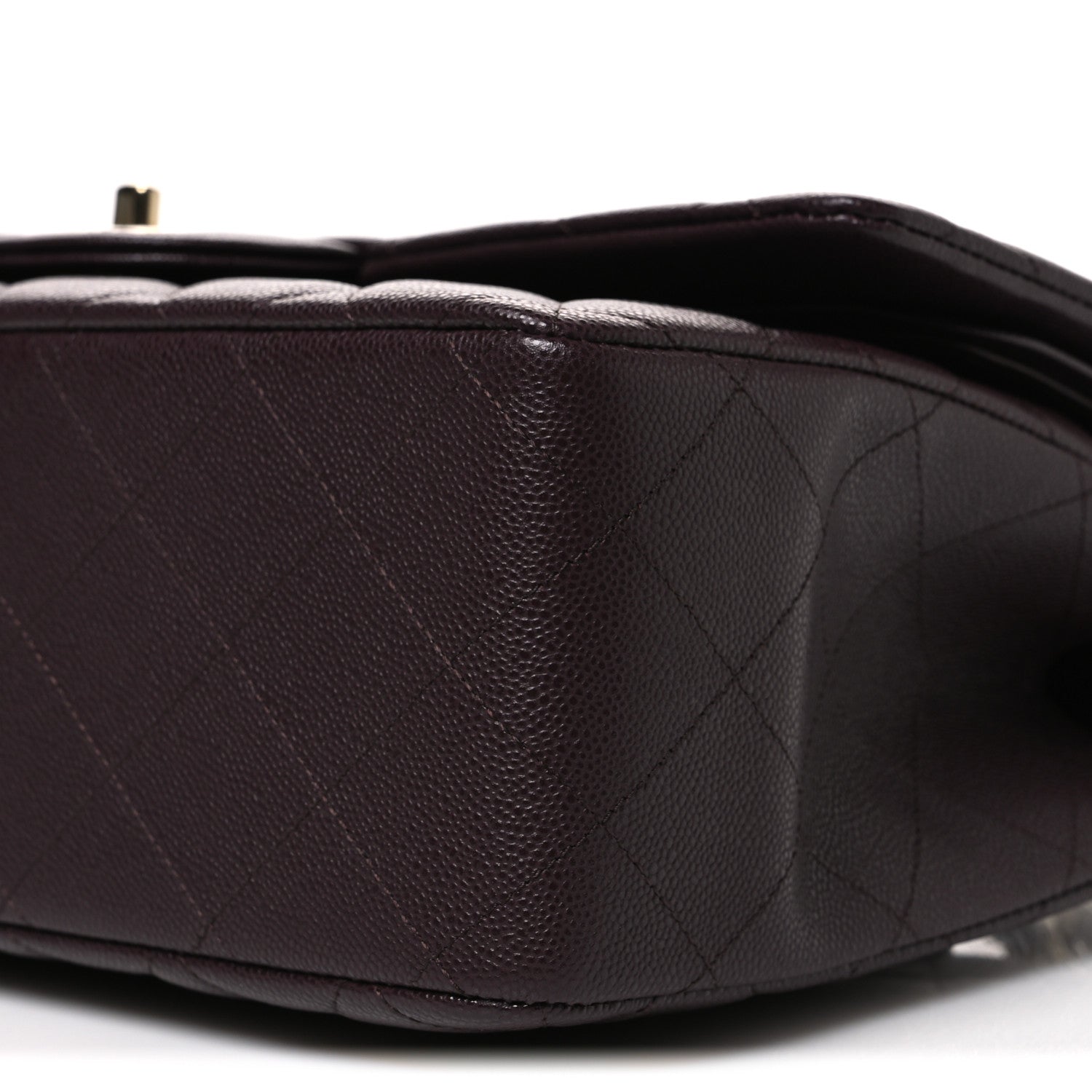 Chanel Caviar Quilted Jumbo Double Flap Dark Brown 10 of 10