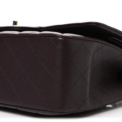 Chanel Caviar Quilted Jumbo Double Flap Dark Brown 10 of 10