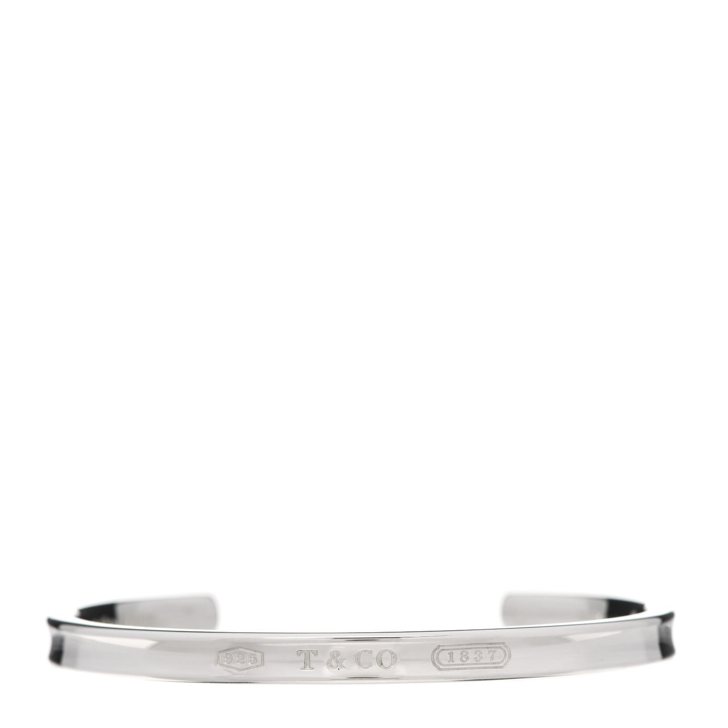 Sterling Silver Narrow 1837 Cuff Bracelet