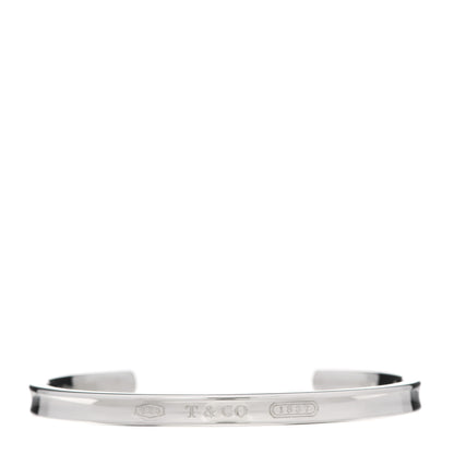 Tiffany Sterling Silver Narrow 1837 Cuff Bracelet 1 of 3