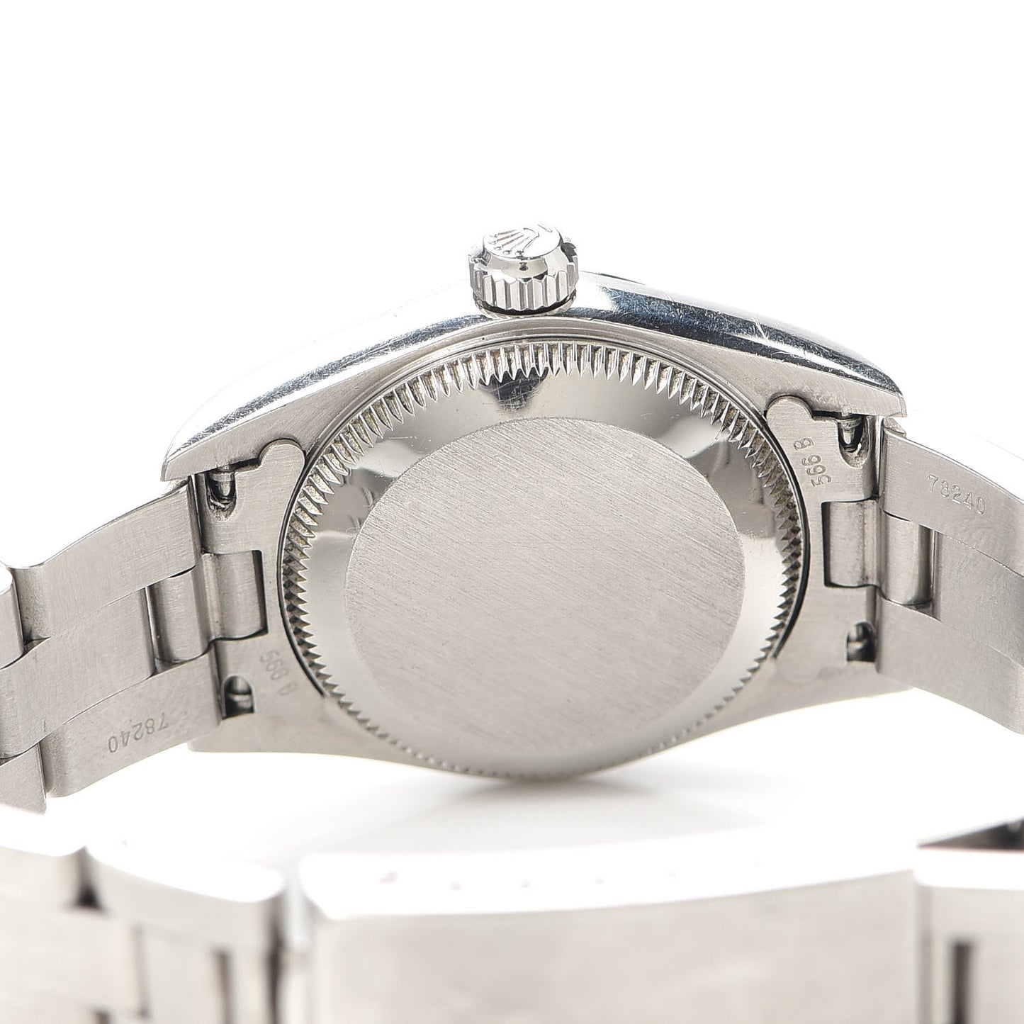 Stainless Steel 26mm Oyster Perpetual Watch Black 76030