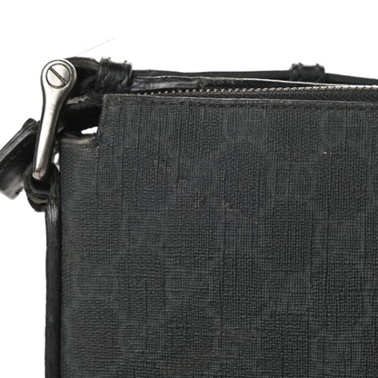 Gucci GG Supreme Monogram Crossbody Messenger Bag Black Grey 15 of 20