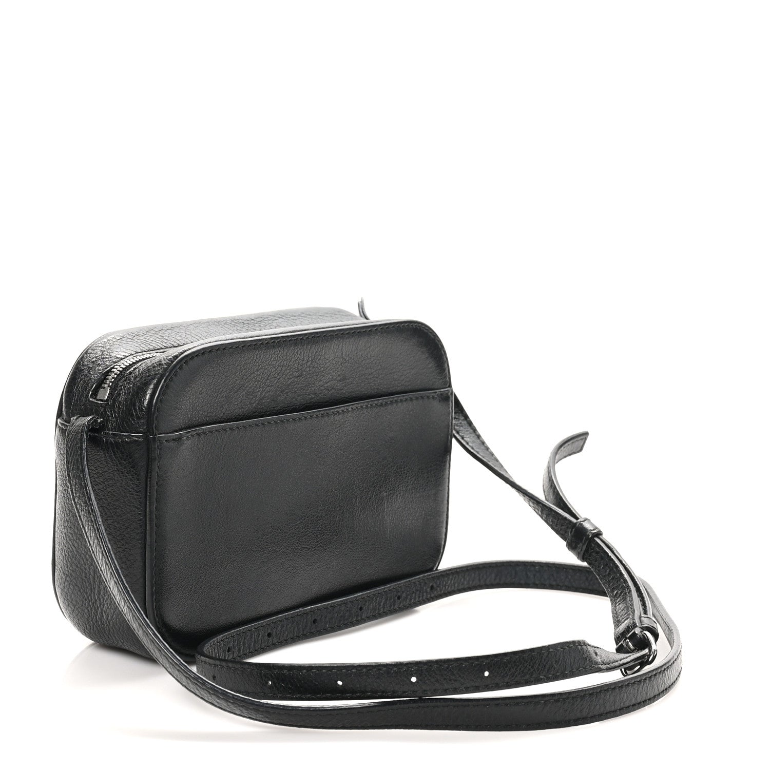 Balenciaga Calfskin Logo XS Everyday Camera Bag Black 2 of 10