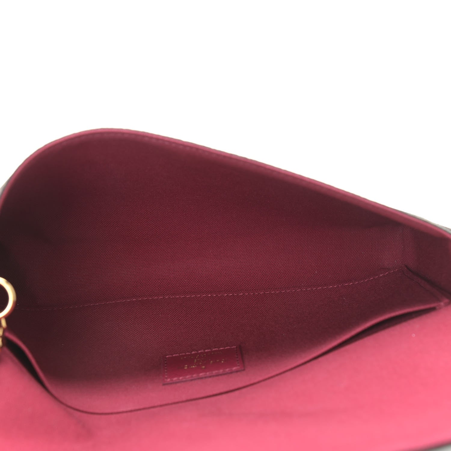 Louis Vuitton Monogram Pochette Felicie Chain Wallet Fuchsia 6 of 10