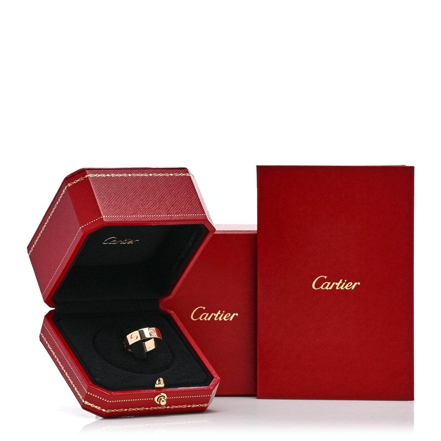 18K Pink Gold 5.5mm LOVE Ring 53 6.5