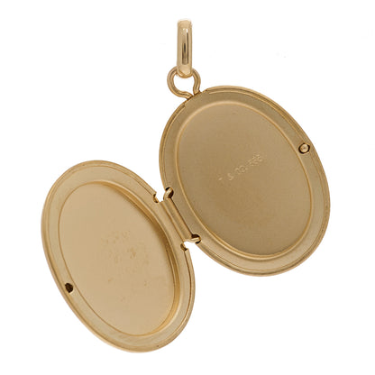 Tiffany 14K Yellow Gold Oval Locket Pendant 3 of 3