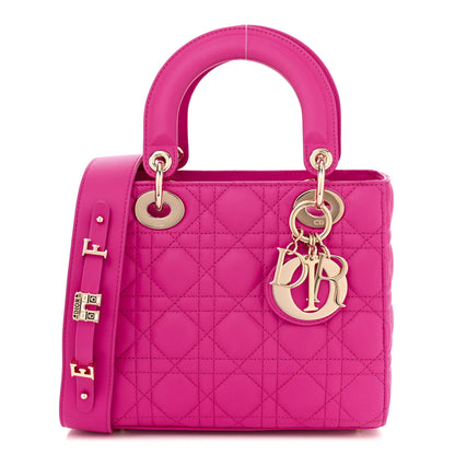 Christian Dior Lambskin Cannage Small My ABCDior Lady Dior Rani Pink 1 of 11