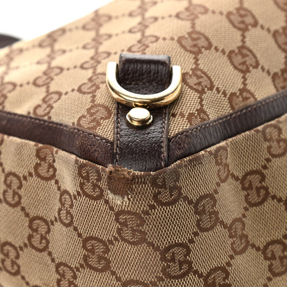 Gucci Monogram Large Abbey Tote Dark Brown 11 of 19