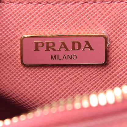 Prada Saffiano Lux Mini Promenade Tote Peonia 6 of 11