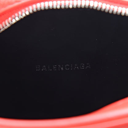 Balenciaga Smooth Calfskin Logo XS Everyday Camera Bag Vivid Red Black 6 of 9