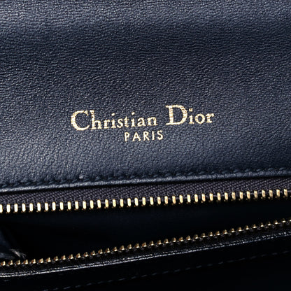 Christian Dior Metallic Patent Micro-Cannage Medium Diorama Flap Bag Gold 6 of 9