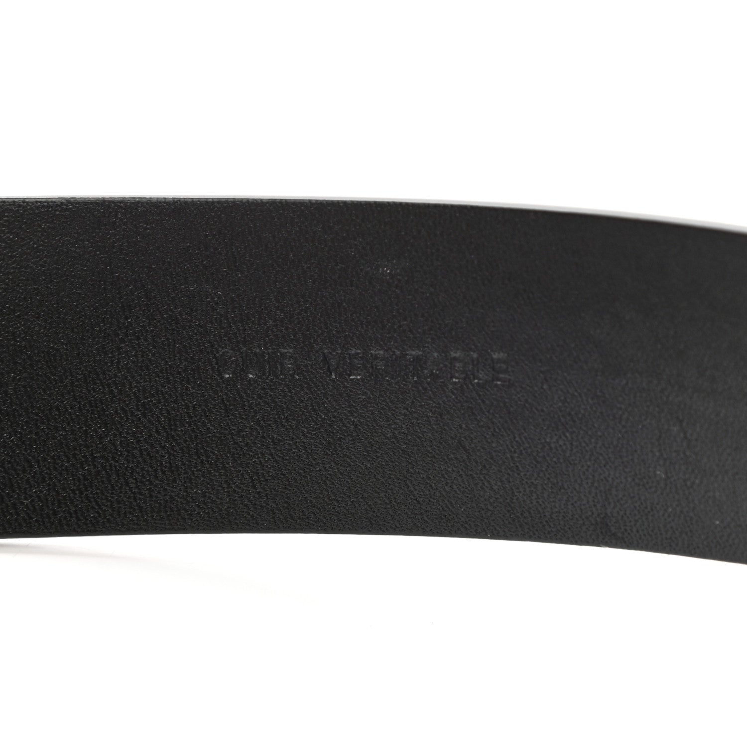 Chanel Crumpled Calfskin Lambskin Pearl CC Belt 75 30 Black 5 of 8