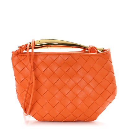 Bottega Veneta Nappa Intrecciato Mini Sardine Bag Papaya 1 of 10