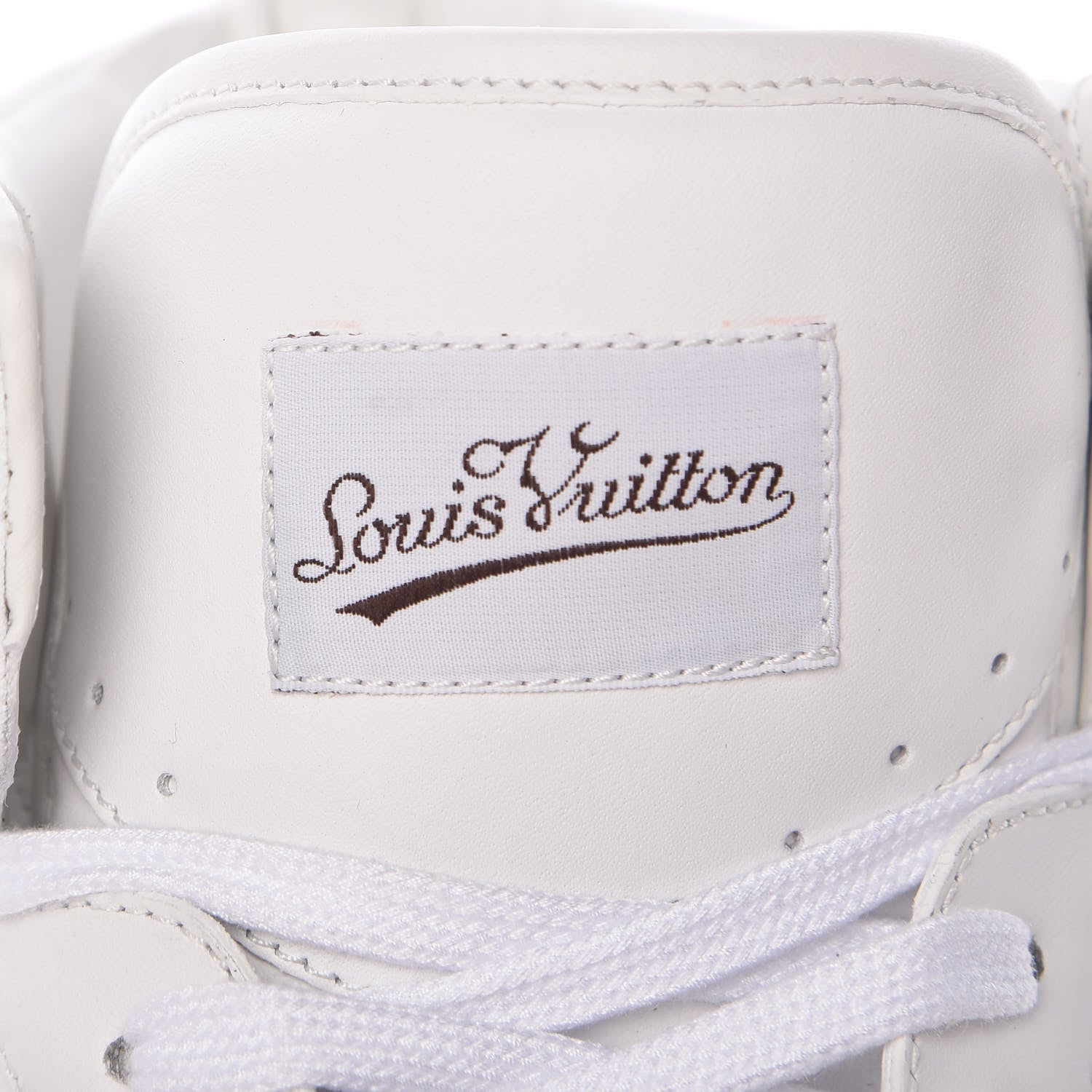 Louis Vuitton Calfskin Rivoli High Top Sneakers 8 White 10 of 12