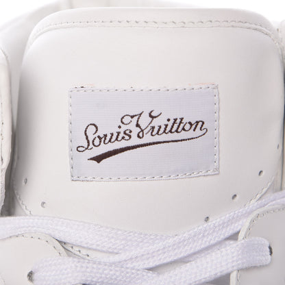 Louis Vuitton Calfskin Rivoli High Top Sneakers 8 White 10 of 12