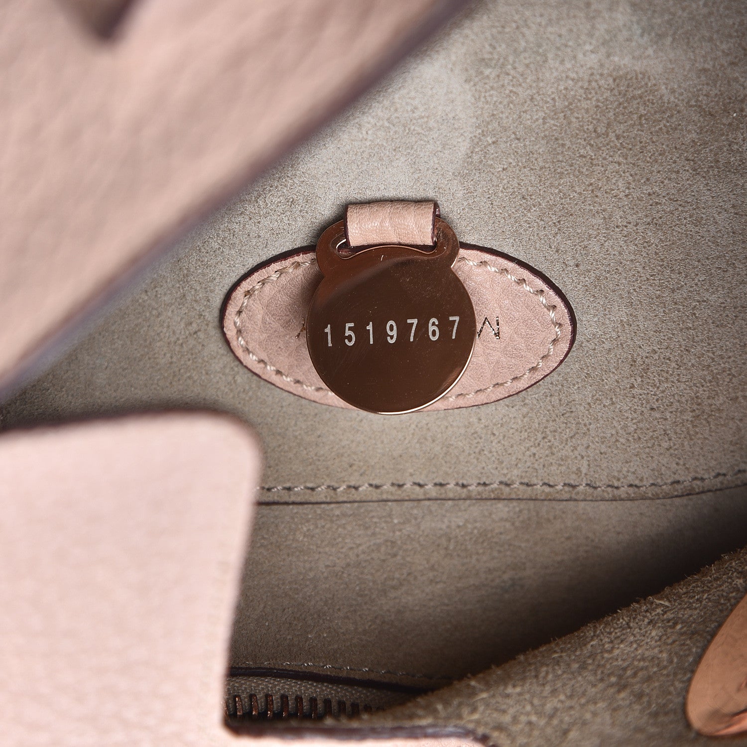 Mulberry Natural Grain Calfskin New Bayswater Blush 7 of 19