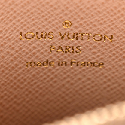 Louis Vuitton Lurex Jacquard Monogram Zippy Coin Purse Beige 6 of 7