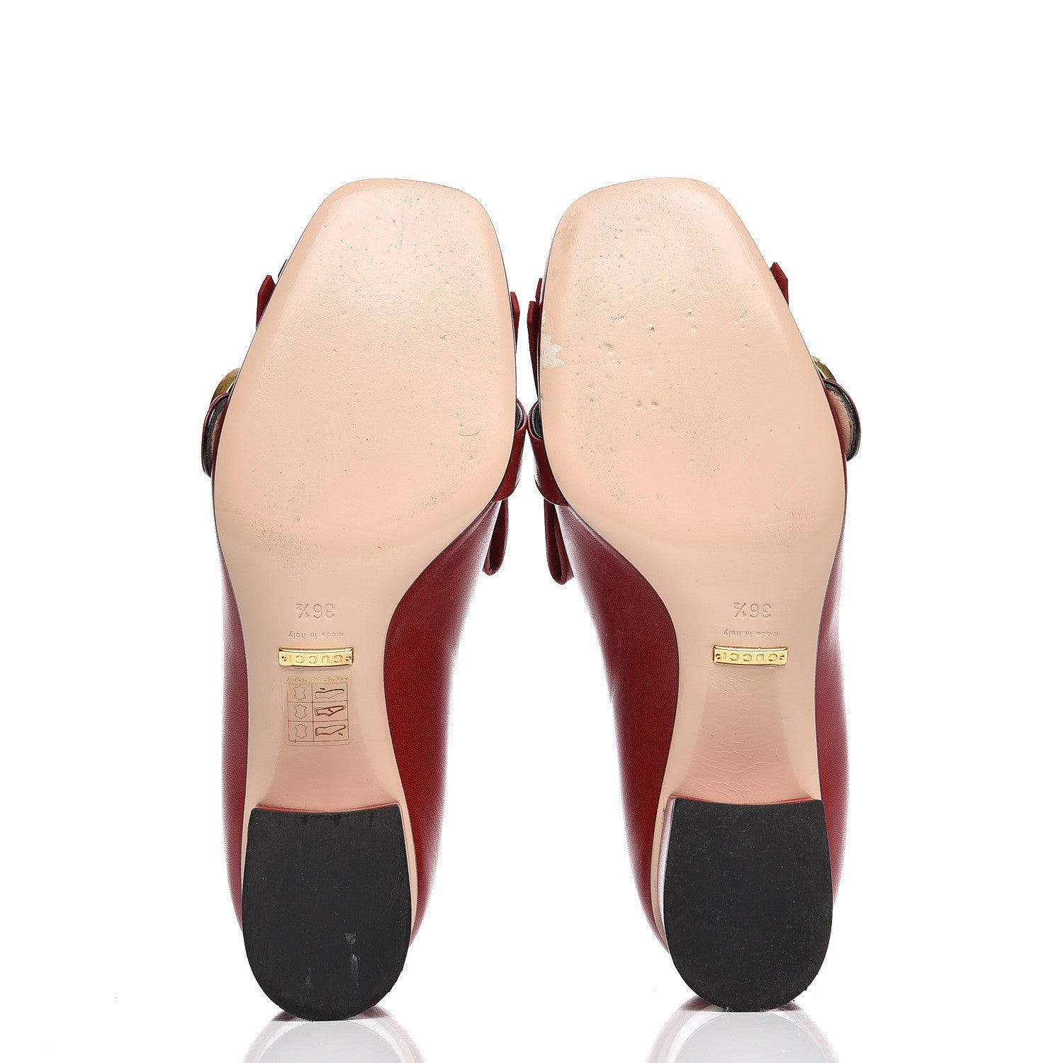 Gucci Malaga Kid GG Marmont Fringe 50mm Loafer Pumps 36.5 Hibiscus Red 5 of 11