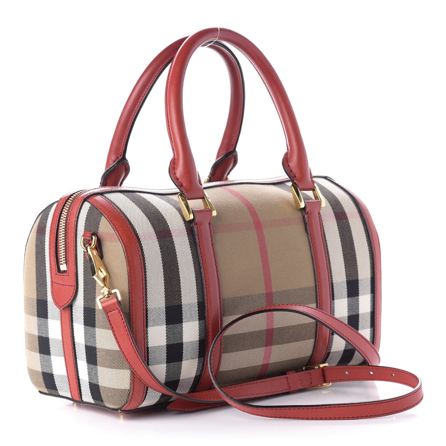 House Check Medium Alchester Military Red